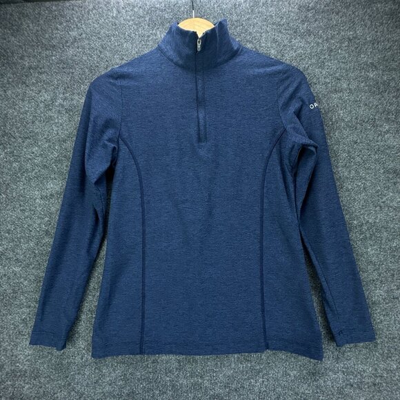 Peter Millar Top Womens Small Blue 1/4 Zip Pullover Golf‎ Korn Ferry Tour - Picture 1 of 15